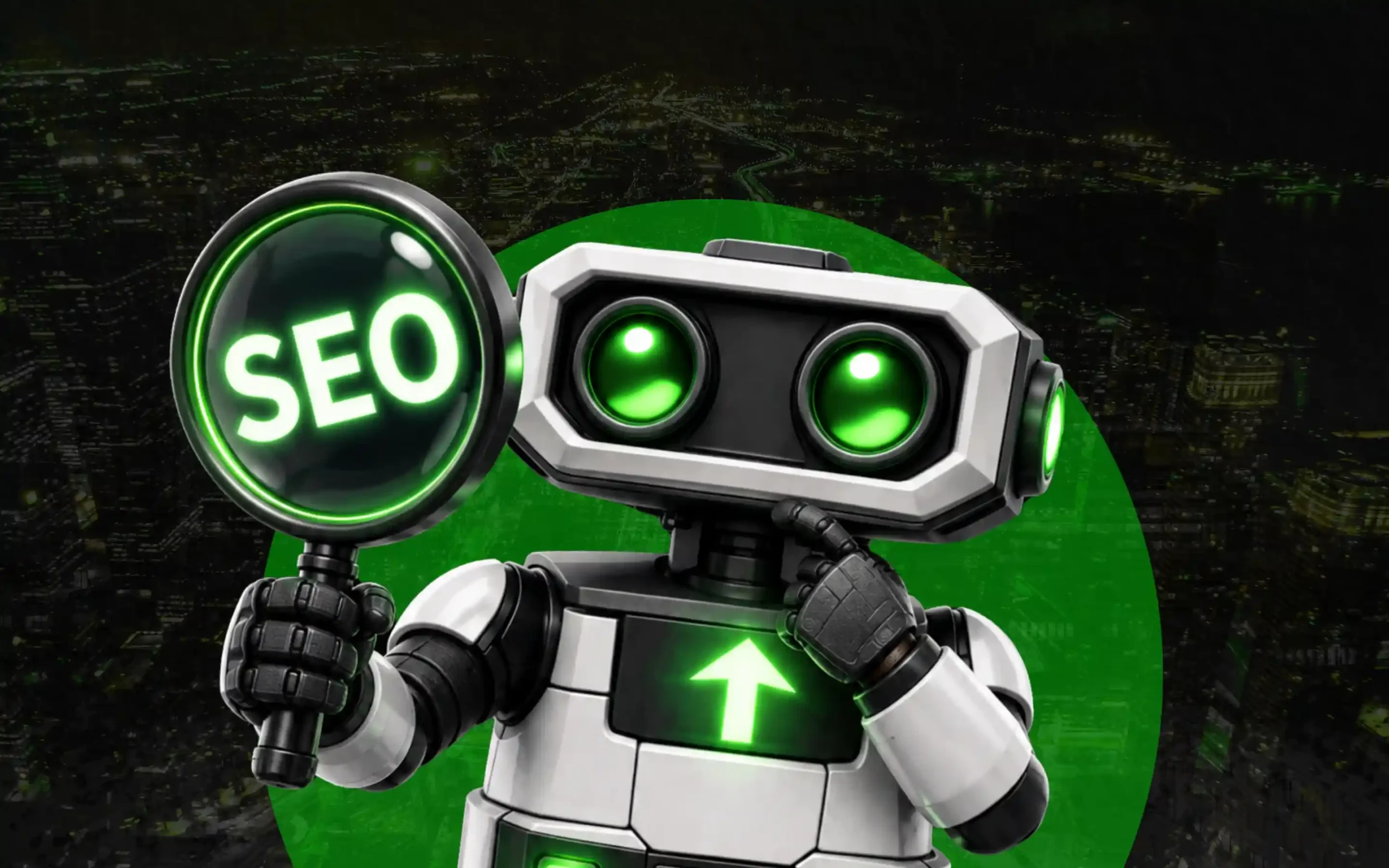 SEO hero banner featuring Growthistry's search engine optimization visual