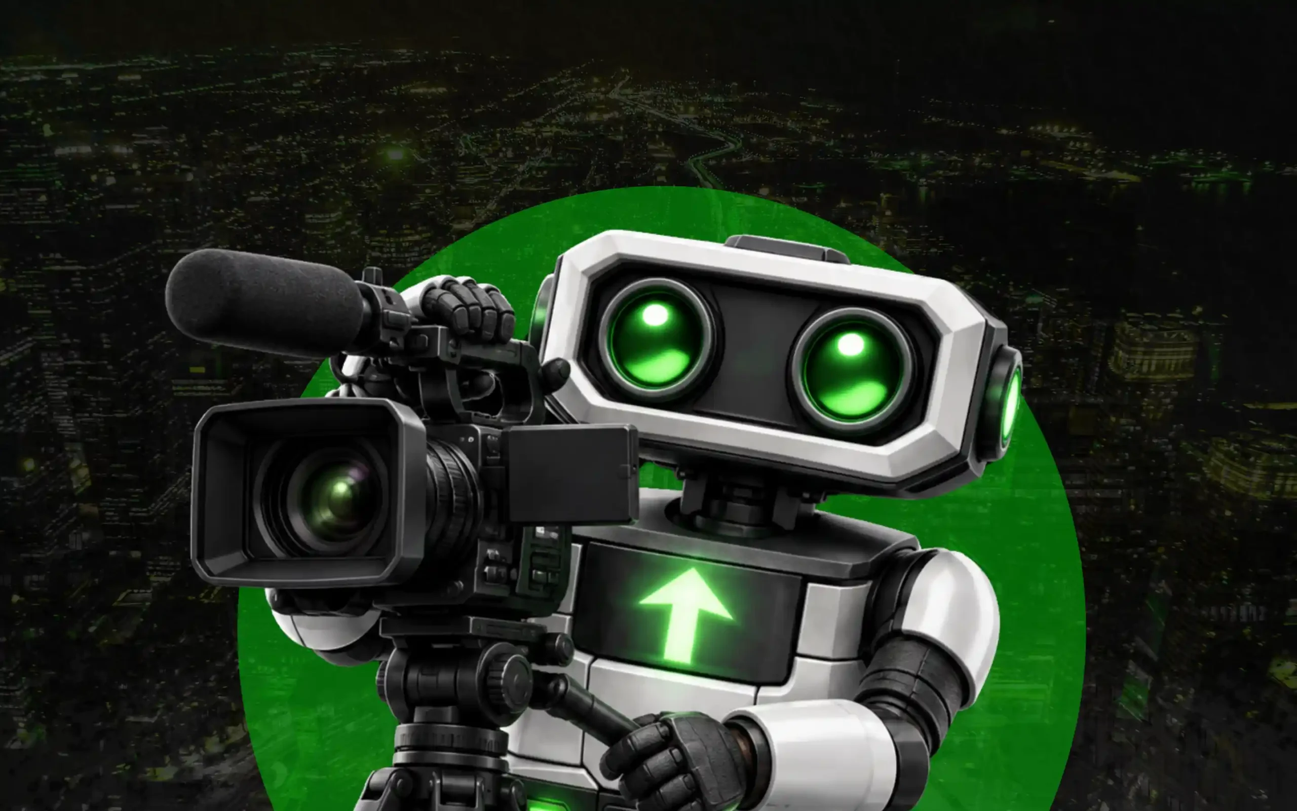 Video advertising design hero banner featuring Growthistry's creative production visual